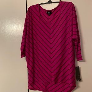 Lightweight pink top. New with tags.